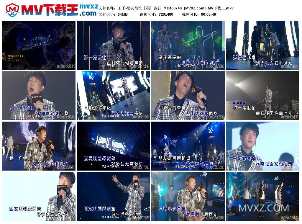 王子-朋友很忙_国语_流行_MD403748